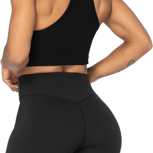 No Front Seam High Waist Biker Shorts for Women, Squat Proof Yoga Workout Gym Bi - Picture 5 of 6